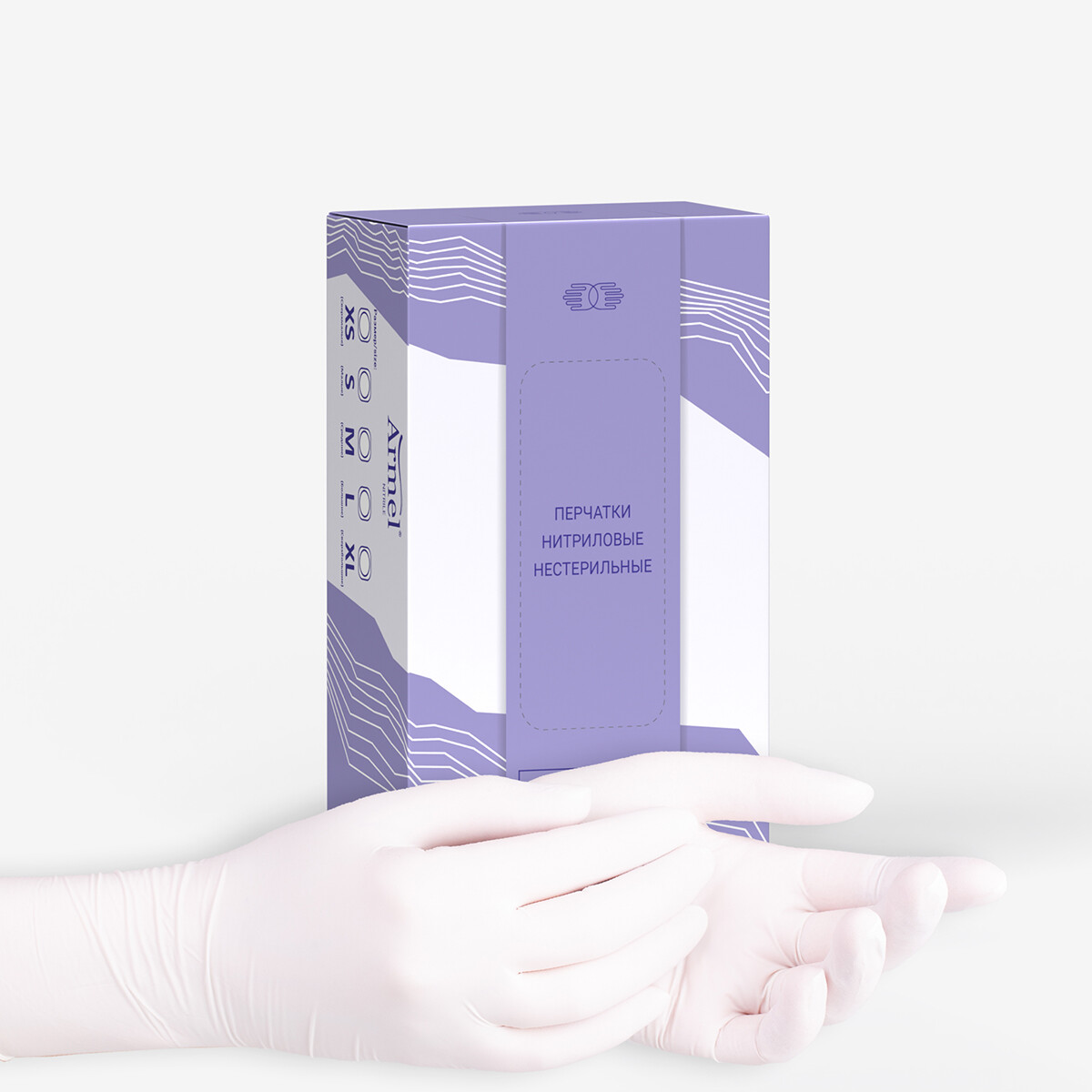 Sri armel nitrile wh box hand